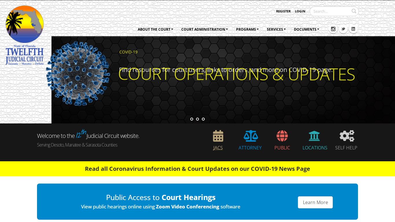 12th Judicial Circuit Court Website - Florida Courts